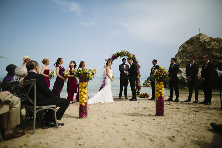wedding in beach Sicily